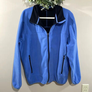 Vintage Lands’ End Direct Merchants Fleece Full Zip Jacket L (42-44)regu…
